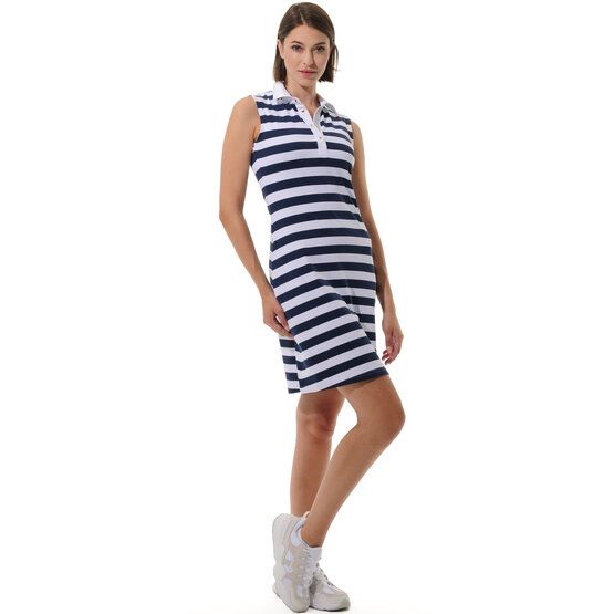 MDC Polo Dress  pruhované