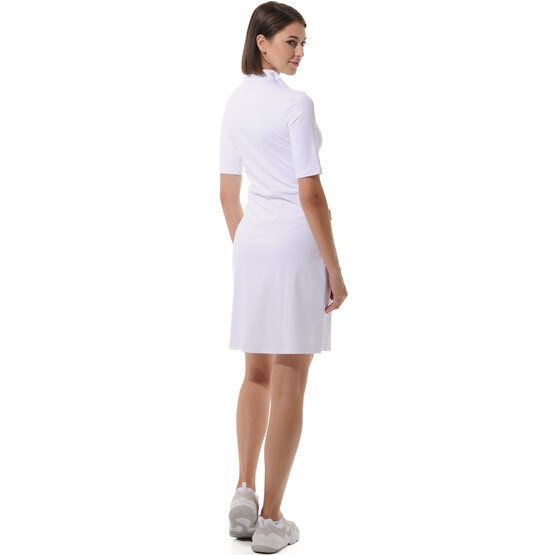 MDC Zip Golf Dress Halbarm Kleid weiß