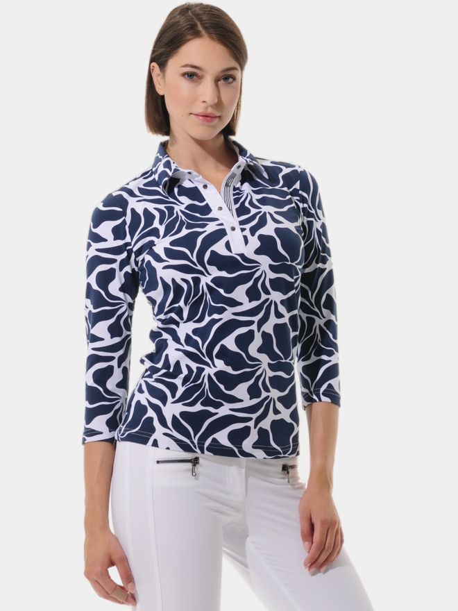 MDC 3/4 Arm Polo navy