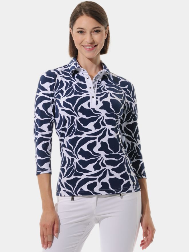 MDC 3/4 Arm Polo navy