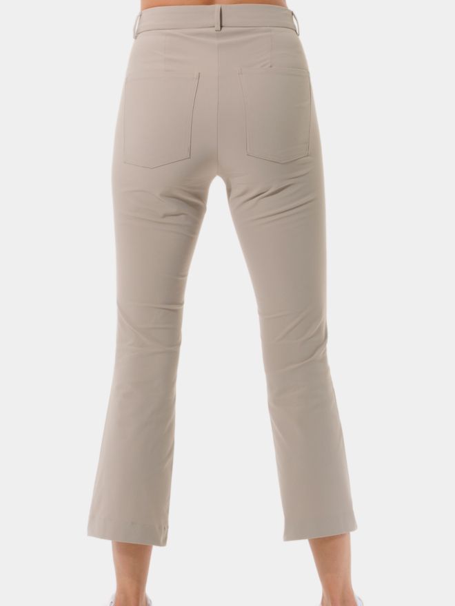 MDC Boot cut cropped 7/8 pants sand