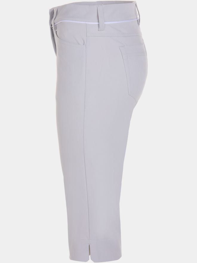 Valiente JULIE Kontrastpiping Capri Hose hellgrau