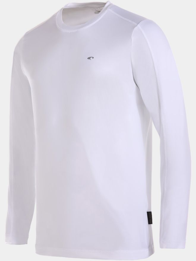 Daniel Springs T-Shirt langarm weiß