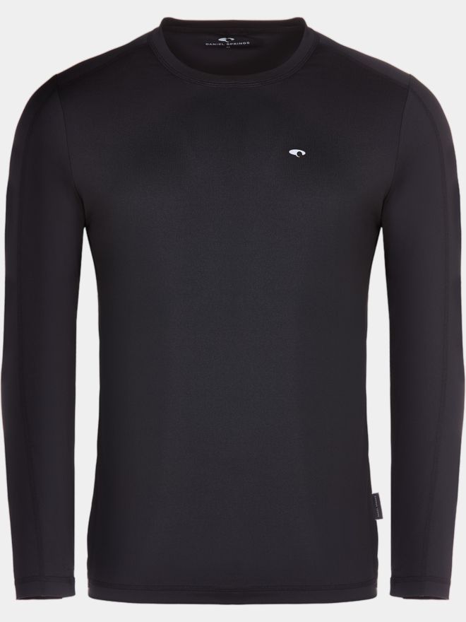 Daniel Springs T-Shirt langarm schwarz