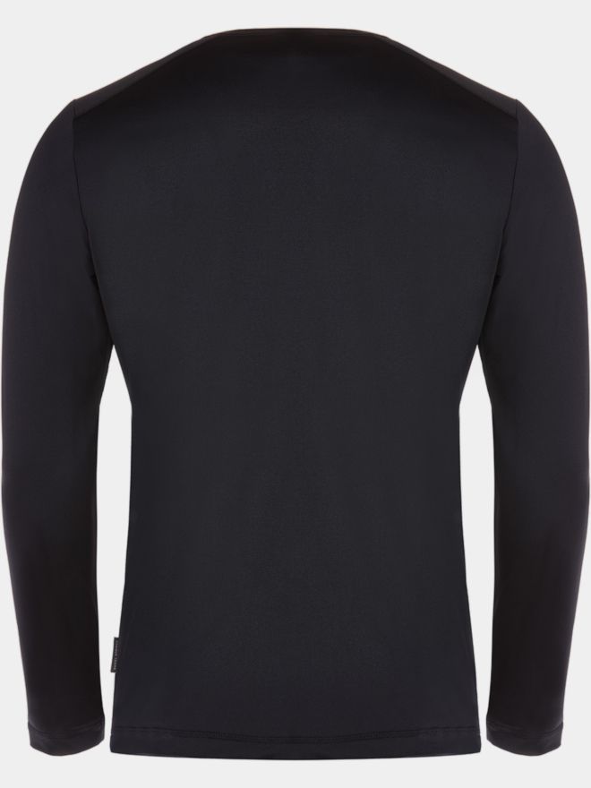 Daniel Springs T-Shirt langarm schwarz