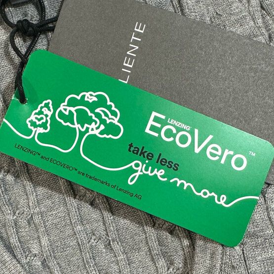 Valiente Zopf Pullover Strick navy