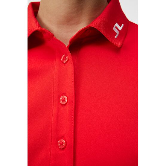 J.Lindeberg  Tour Tech Half Sleeve Polo red