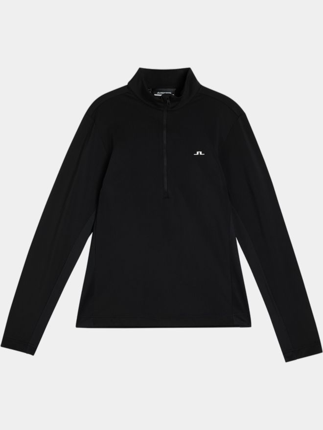 J.Lindeberg Luke Half Zip Stretch Midlayer schwarz