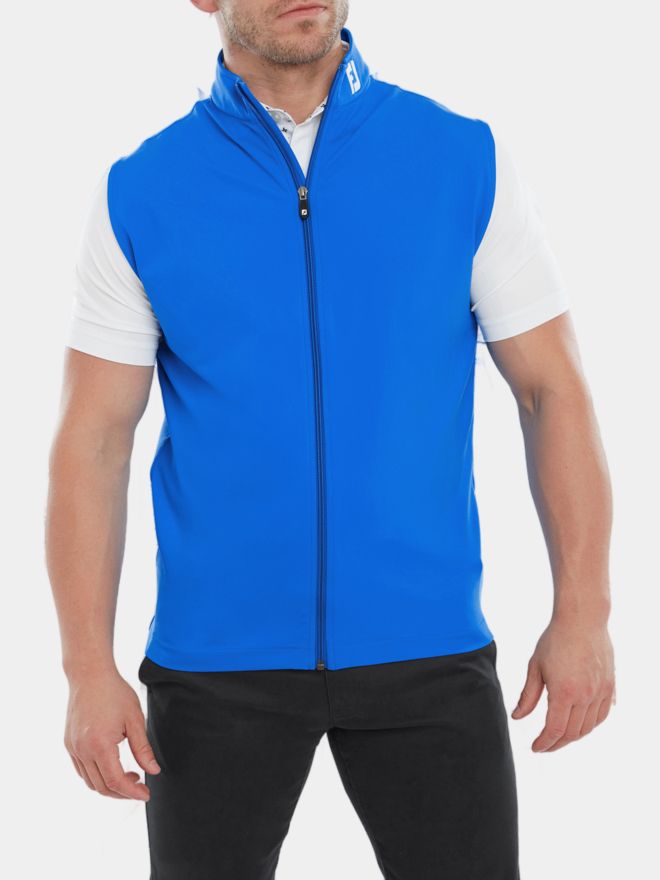FootJoy CHILL OUT Full-Zip Knit Vest royal
