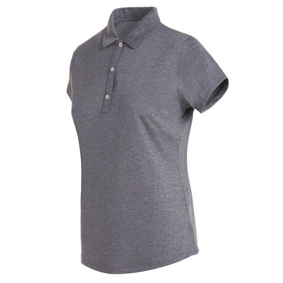 FootJoy Heather Self-Collar Halbarm Polo schwarz
