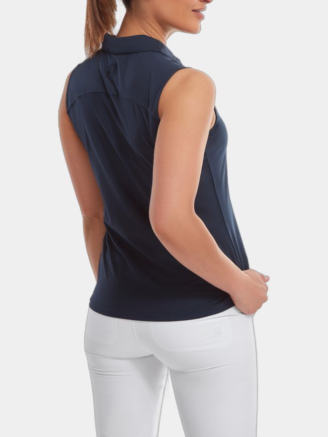 FootJoy MESH BACK SLEEVELESS LISLE navy