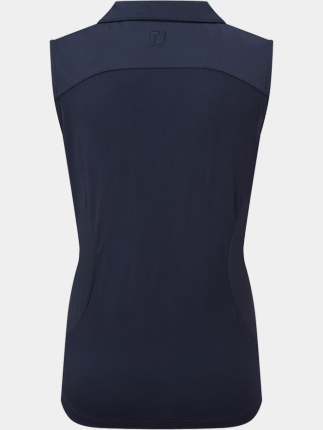 FootJoy MESH BACK SLEEVELESS LISLE navy
