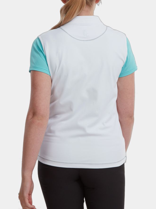 FootJoy Full-Zip Weste weiß