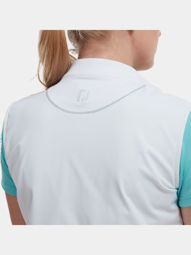 FootJoy Full-Zip Weste weiß
