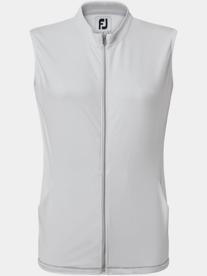 FootJoy Full-Zip Weste weiß