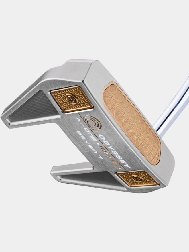 Odyssey Ai-ONE Milled Silver Seven T DB Putter Stahl