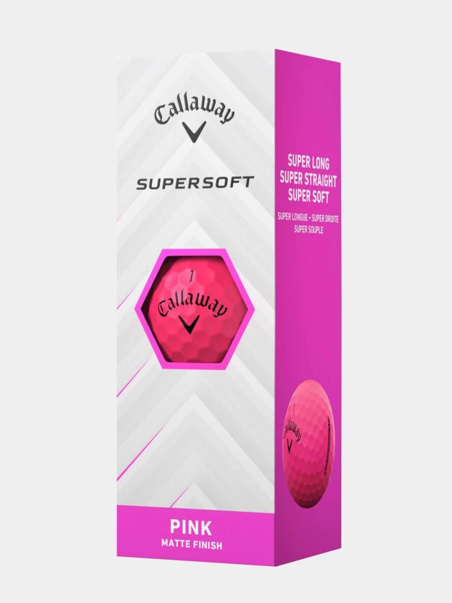 Callaway Supersoft Golfbälle pink