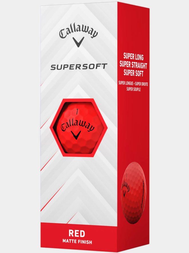 Callaway Supersoft červená