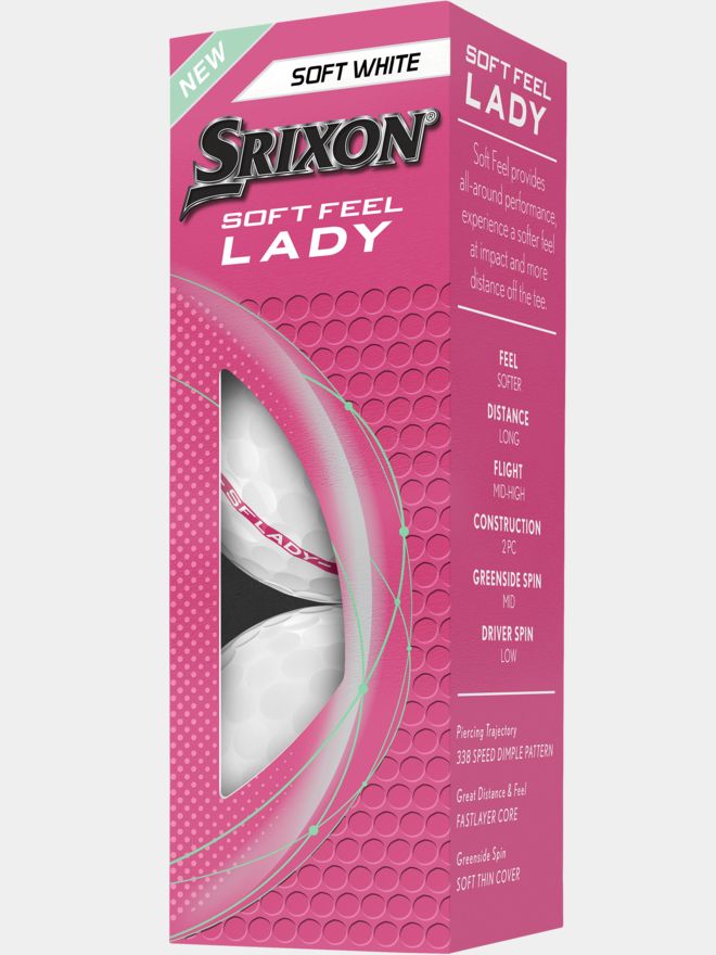 Srixon Soft Feel Lady Golfball weiß