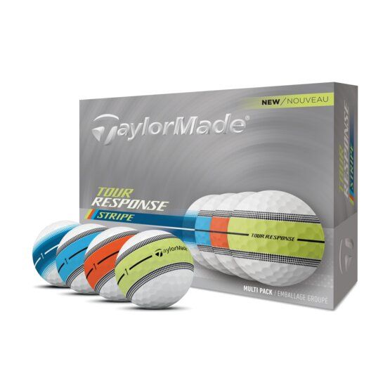 TaylorMade  Tour Response Stripe NEON Multi barevné