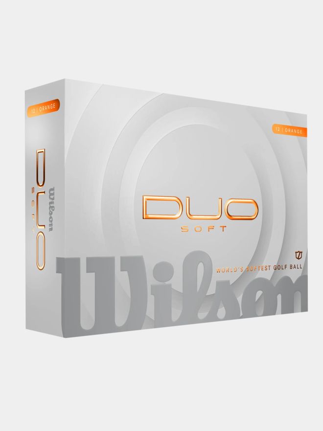 Wilson Duo Soft Golfbälle orange