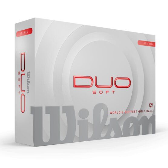 Wilson Duo Soft Golfbälle rot