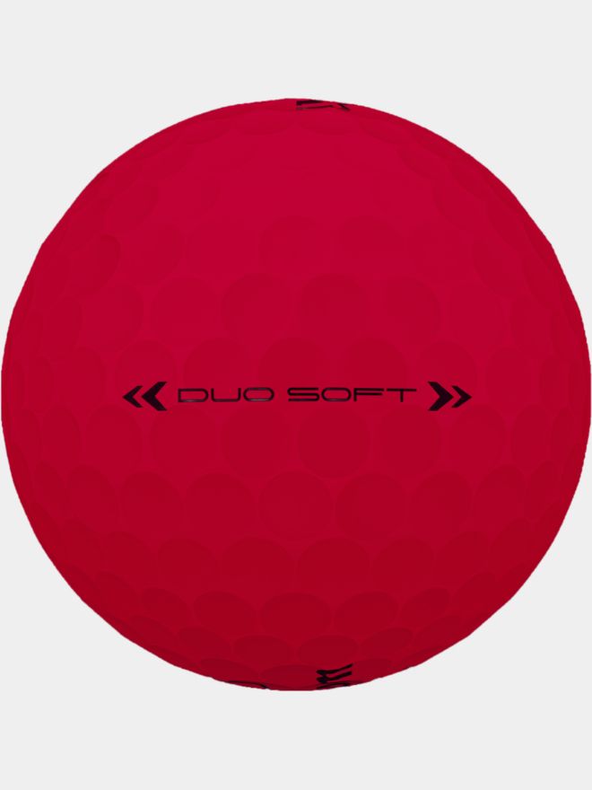 Wilson Duo Soft Golfbälle rot
