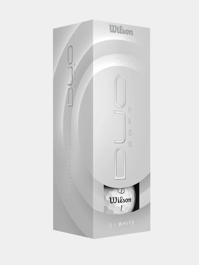 Wilson Duo Soft Golfbälle weiß