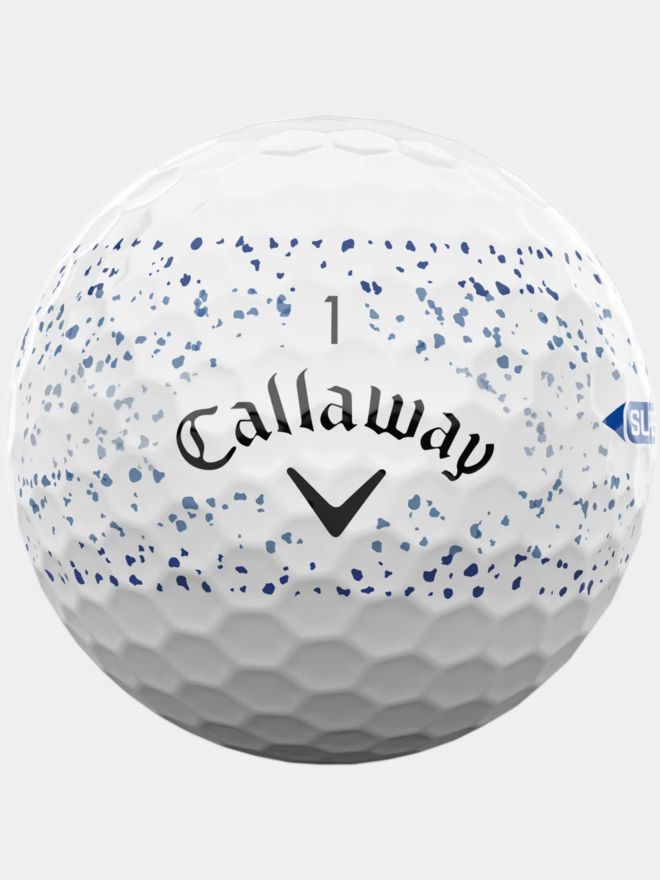 Callaway Supersoft Splatter 360 Golfbälle blau