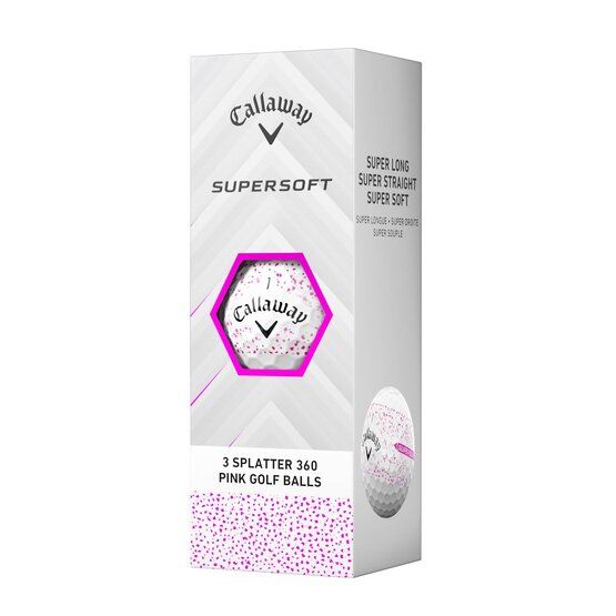 Callaway  Supersoft Splatter růžová