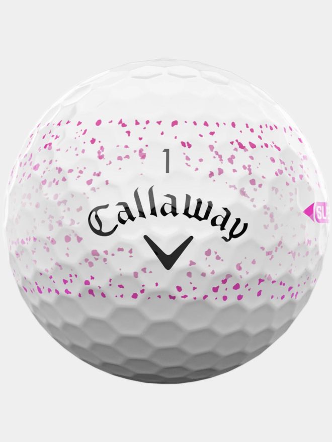 Callaway Supersoft Splatter 360 Golfbälle pink