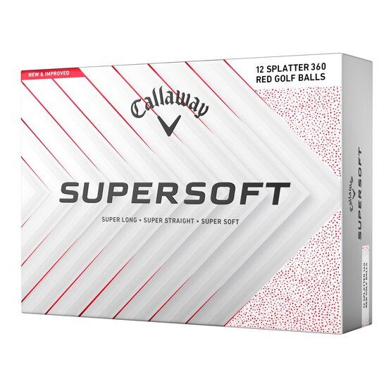 Callaway  Supersoft Splatter červená