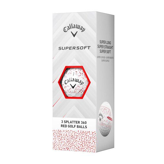 Callaway  Supersoft Splatter červená