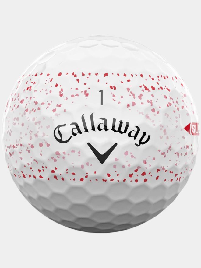 Callaway Supersoft Splatter 360 Golfbälle rot