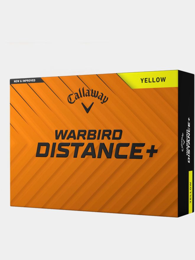 Callaway Warbird Distance+ Golfbälle gelb