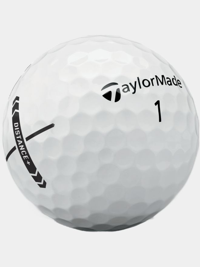 TaylorMade Distance+ Golfbälle weiß