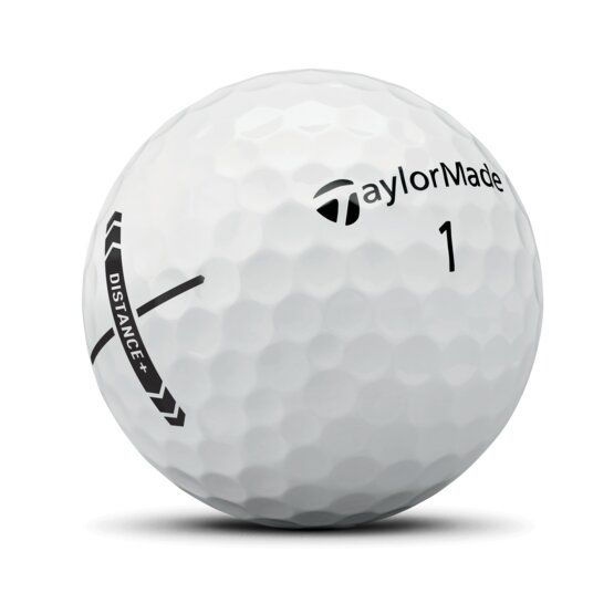 TaylorMade Distance+ Golfbälle weiß