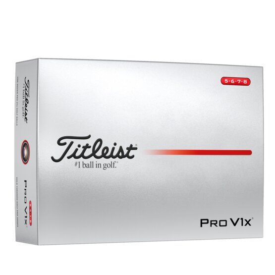 Titleist Pro V1x High Numbers Golfbälle weiß