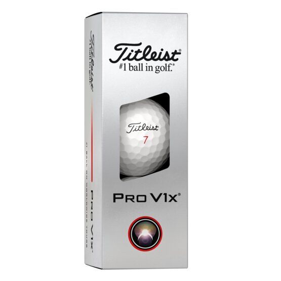 Titleist Pro V1x High Numbers Golfbälle weiß