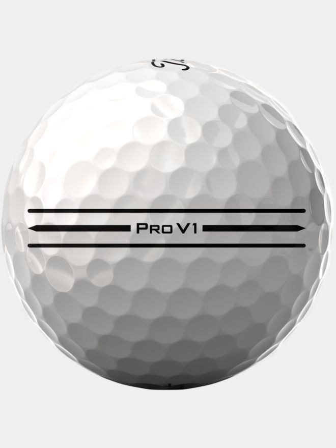 Titleist Pro V1 Enhanced Alignment Golfbälle weiß