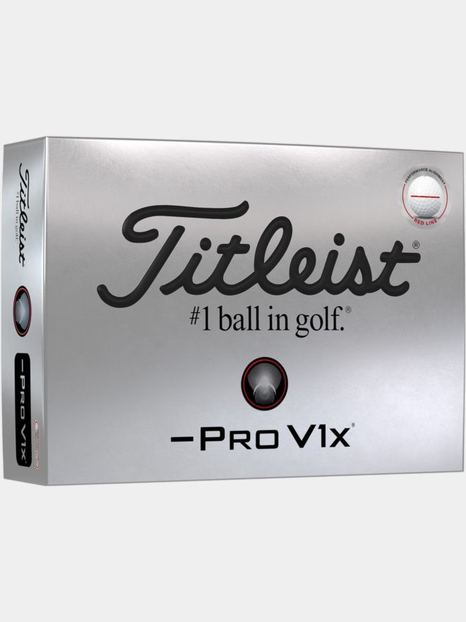 Titleist Pro V1x Left Dash Golfbälle weiß