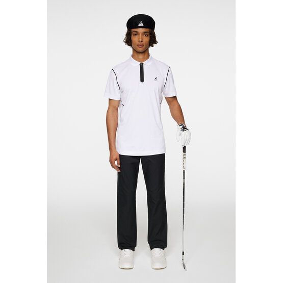 J.Lindeberg Miro Halbarm Polo weiß