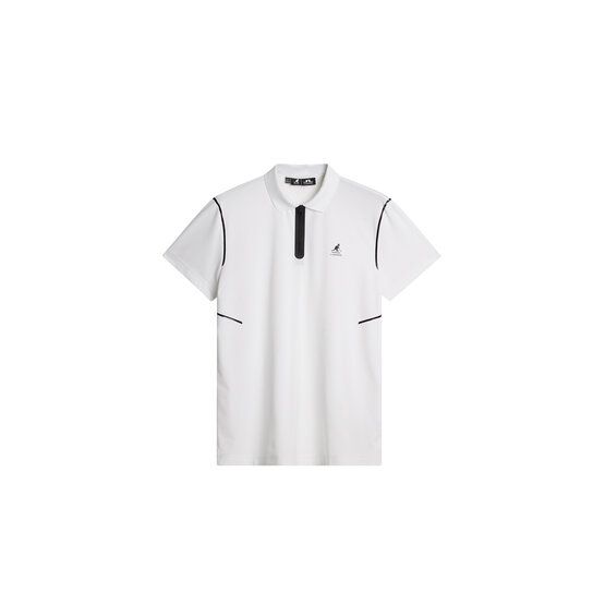 J.Lindeberg Miro Halbarm Polo weiß