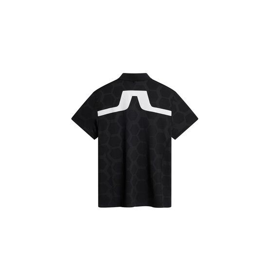 J.Lindeberg KV Tour Mesh Golf Halbarm Polo schwarz