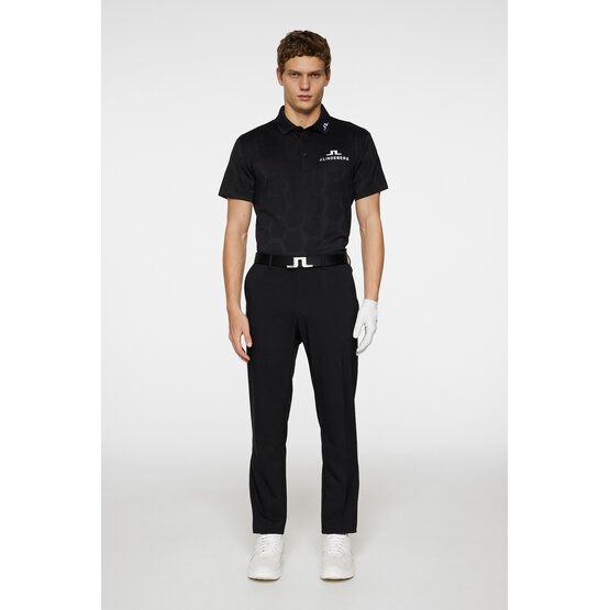 J.Lindeberg KV Tour Mesh Golf Halbarm Polo schwarz
