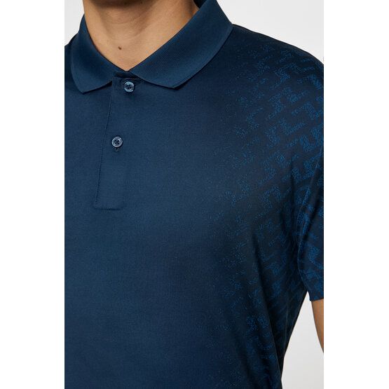 J.Lindeberg Kalle Halbarm Polo navy