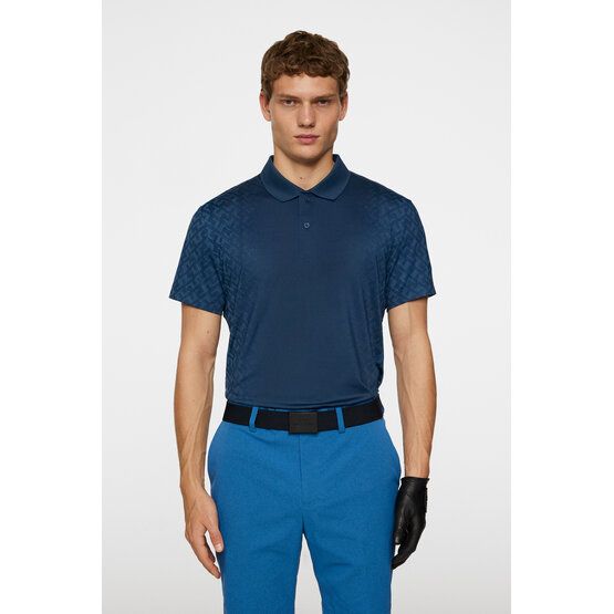 J.Lindeberg Kalle Halbarm Polo navy