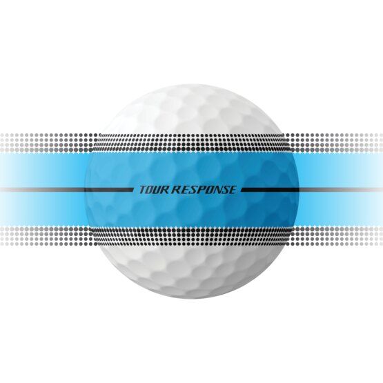 TaylorMade Tour Response Stripe Golfbälle blau