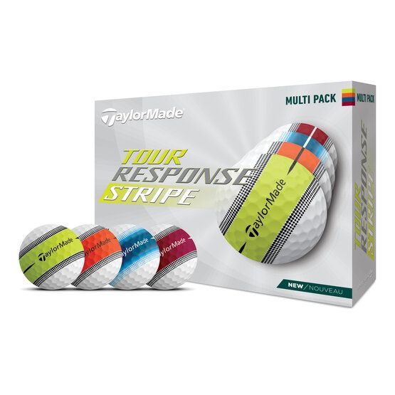 TaylorMade Tour Response Stripe Multi Golfbälle bunt
