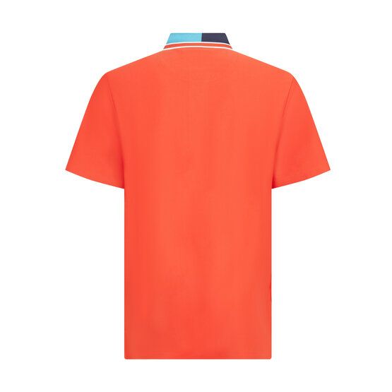 Penguin Pete´s 70´s Earl Halbarm Polo rot